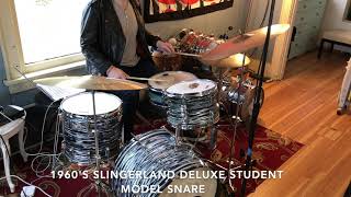 Slingerland Deluxe Student Model Snare [upl. by Nilrak345]