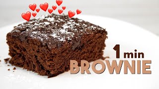 BROWNIE CON AVENA EXPRESS SÓLO 5 MINUTOS y Saludable [upl. by Anelem]