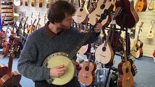 Louis playing An Old English Banjo  Hobgoblin Music Birmingham [upl. by Britney]