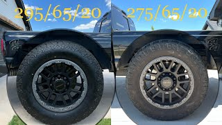 27565R20 Nitto Ridge Grappler vs 29565R20 Predator New Mutant tires Comparison and Road Noise [upl. by Barret870]