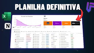 Planilha de Controle Financeiro Empresarial Completa Notion e Excel Atualizada 2024 [upl. by Agna]