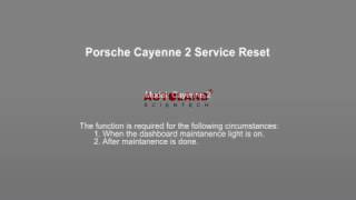 Autoland Scientech Service Reset at Porsche Cayenne 2 [upl. by Eulau]