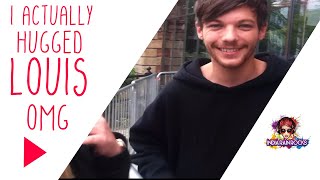 I HUGGED LOUIS TOMLINSON  I MET LOUIS TOMLINSON  BACK TO YOU PROMO  MEETING LOUIS TOMLINSON [upl. by Nesiaj]