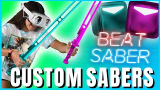 1251 UPDATE HOW TO Get Custom Sabers for Quest 2 in Beat Saber With Downgrading [upl. by Cassella]