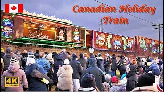 Canadian Pacific Holiday Train Arrived to Canada Today  Canada Christmas Train [upl. by Swec]