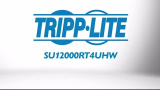 Tripp Lite SU12000RT4UHW SmartOnline UPS System [upl. by Ellennahc]