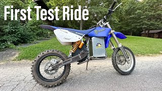 Electric YZ85 Dirt Bike  Part 4 [upl. by Aubarta113]