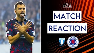 Malmo 02 Rangers  Match Reaction [upl. by Tratner392]