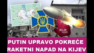 PUTIN UPRAVO POKREĆE RAKETNI NAPAD NA KIJEV [upl. by Neibart]