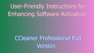 Seamless Installation of CCleaner Professional for Activation  CCleaner Professional 2024 [upl. by Ayim]