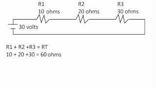 Circuits in Series How to Find Current and Voltage of Each Resistor [upl. by Anirdna]