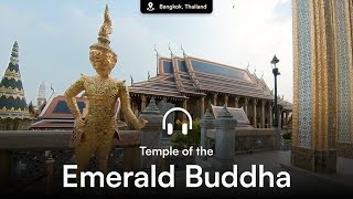 Temple of the Emerald Buddha 🇹🇭 Thailand  Relaxing Binaural Walking Tour  4K [upl. by Lasorella108]