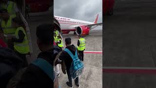 Air India parking trending youtubeshorts vistara airindia airindiaflight airindiaplane mumbai [upl. by Leorsiy]