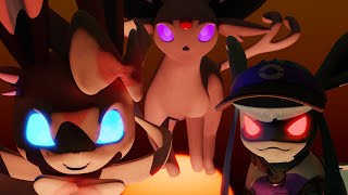 EEVEELUTION team  Pokémon Unite animation [upl. by Laws]