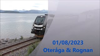 01082023  Oteråga amp Rognan mix trainspotting togtrafikk cargonet nordland br159 [upl. by Elleoj]