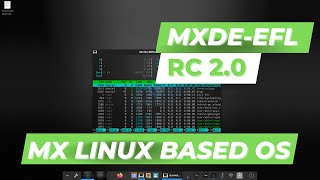 MXDEEFL MX Linux with Enlightenment Desktop  Lightweight Linux OS [upl. by Prussian]