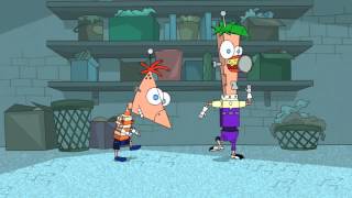 Phineas and Ferb  Song  Phinedroids and Ferbots  HD Captions Subtitles And Loop [upl. by Nedda]