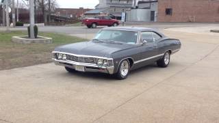 1967 Chevy Impala Exhaust Flowmaster 3quot Duals [upl. by Tram]