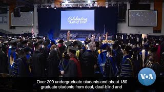 Gallaudet University Celebrates its Deaf and HardofHearing Graduates [upl. by Omor728]