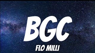 Flo Milli  BGC  Lyrics [upl. by Ingar]