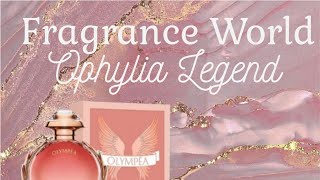 Fragrance World Ophylia Legend аналог на снятый фланкер Olympea Legend ✨Арабская парфюмерия🌹 [upl. by Alemac]