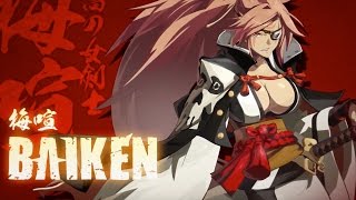 Guilty Gear Xrd REV2  Baiken Character Gameplay Trailer [upl. by Short543]