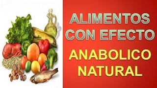 Anabolicos Naturales  Alimentos Para Ganar Musculo [upl. by Ahsoyek]