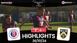 HIGHLIGHTS  Hinckley LRFC vs Wellingborough Town  261024  2425 Season  NPL Midlands [upl. by Raynold]