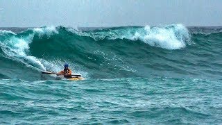 SEA KAYAKING WAVE SESSIONS 1 070118 [upl. by Clotilde]