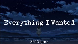 Billie Eilish  Everything I Wanted Lyrics [upl. by Lorollas362]