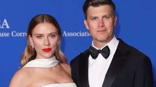 Scarlett Johansson and Colin Jost Have Glam Date Night at White House Correspondents Dinner [upl. by Airbmat]