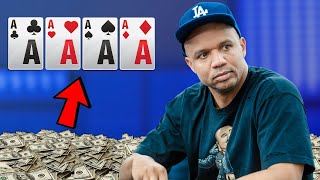 The 5 SICKEST QUADS Poker Hands [upl. by Krik]