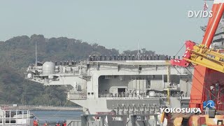 USS George Washington sailors die after arriving in Japan [upl. by Egag83]