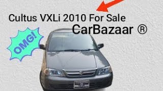 Cultus VXLi 2010 walkaround review specs on CarBazaar 🥰karachicarbazaar lahorecarbazar forsale [upl. by Clover]