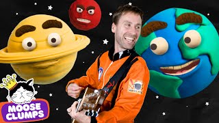 🌎 Planets Song  Learn the Solar System with Mooseclumps  Educational Songs for Kids [upl. by Nerek778]