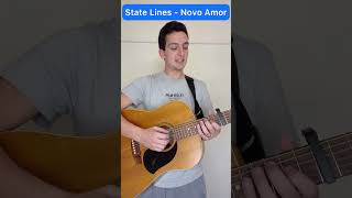 How to play State Lines  Novo Amor on Guitar Tutorial [upl. by Arlie]