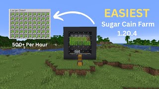 Easiest Sugar Cane Farm Java amp Bedrock 1204 [upl. by Dibru]