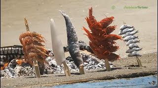 Espetos en la Playa de Sabinillas Manilva Málaga [upl. by Anoiek]