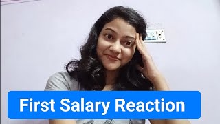 My First Salary reaction  2024 [upl. by Haimrej]