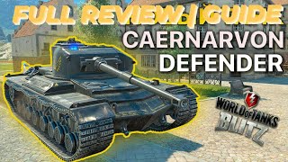 Caernarvon Defender  Review  Guide  How to play  WOTB  WOTBLITZ  World of Tanks blitz [upl. by Aidnis338]