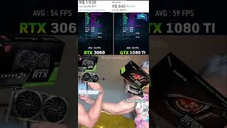 Batalha RTX 3060 vs GTX 1080 ti amd subscribe nvidia pcgaming [upl. by Meid]