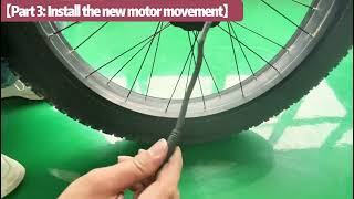 【EBycco EB7ProG7EB9】 Fat Bike Rear Wheel and Motor Replacement Instructional Video [upl. by Linders]