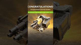 Concrete Breaker ✅ Crossout Mobile shorts [upl. by Estrin901]