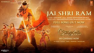 Full Video Jai Shri Ram Telugu Adipurush  Prabhas Ajay Atul Ramajogayya  Om Raut [upl. by Churchill]