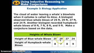 21 Using Inductive Reasoning to Make Conjectures [upl. by Gnohp787]