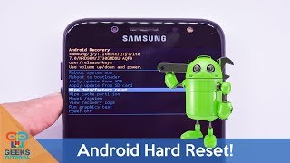 How to hard reset your android phone Samsung [upl. by Ahsehat]