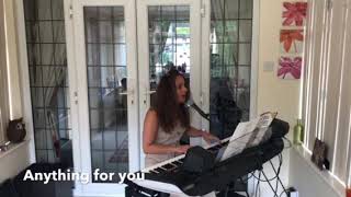 Gloria Estefan “Anything for you” vocal cover on Yamaha Genos [upl. by Aihtniroc547]