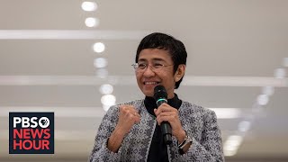 Nobelwinner Maria Ressa on how the future of journalism and democracy are linked [upl. by Intirb]