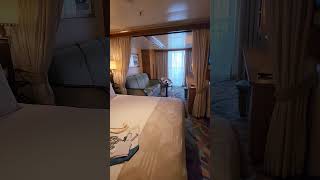 8024 Disney Wonder Concierge Family Oceanview Stateroom with Verandah [upl. by Ollie680]