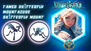 Skitterfly Riding Wow Quest Tamed Skitterfly Azure Skitterfly Mount Dragonscale Expedition Renown [upl. by Marka]